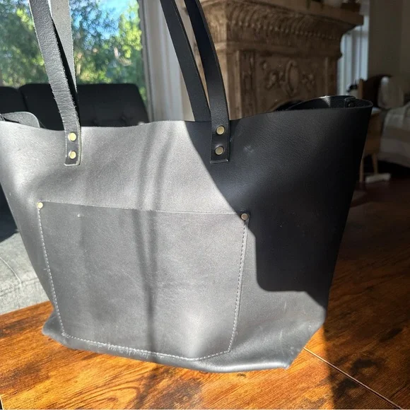 Portland Leather Goods Black Tote Bag - Picture 6 of 11